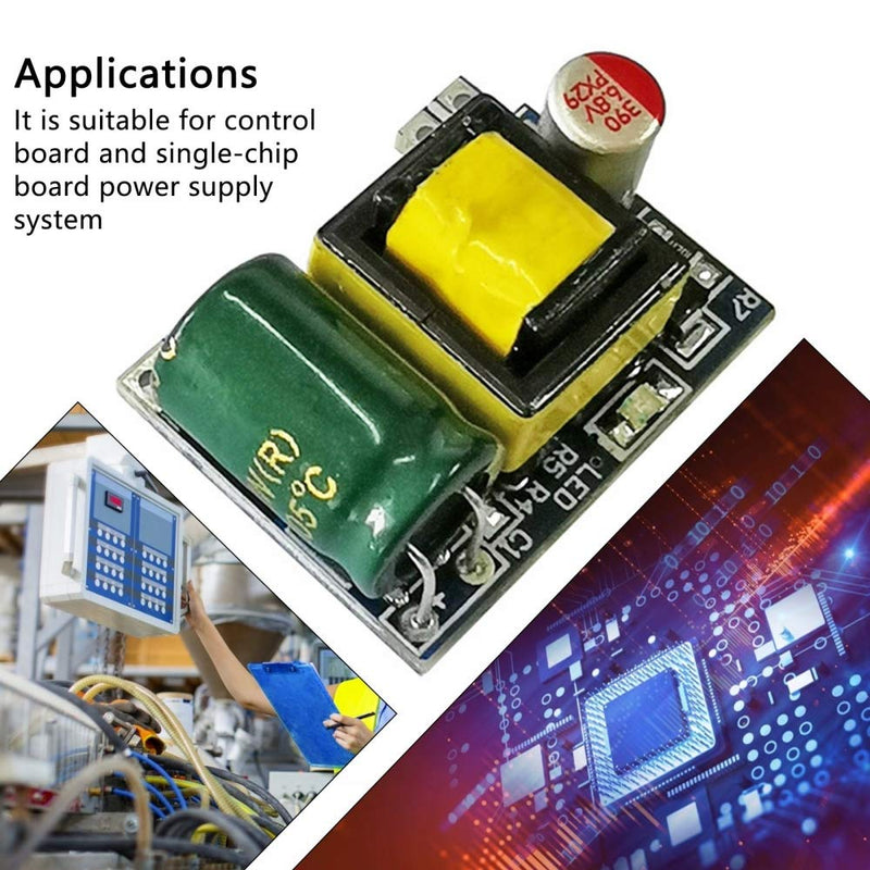 AC DC Switching Power Supply Module, 2PCS AC 220V to DC 5V Micro Volume Isolated Switching Power Supply Board Isolated Regulated Power Supply Module