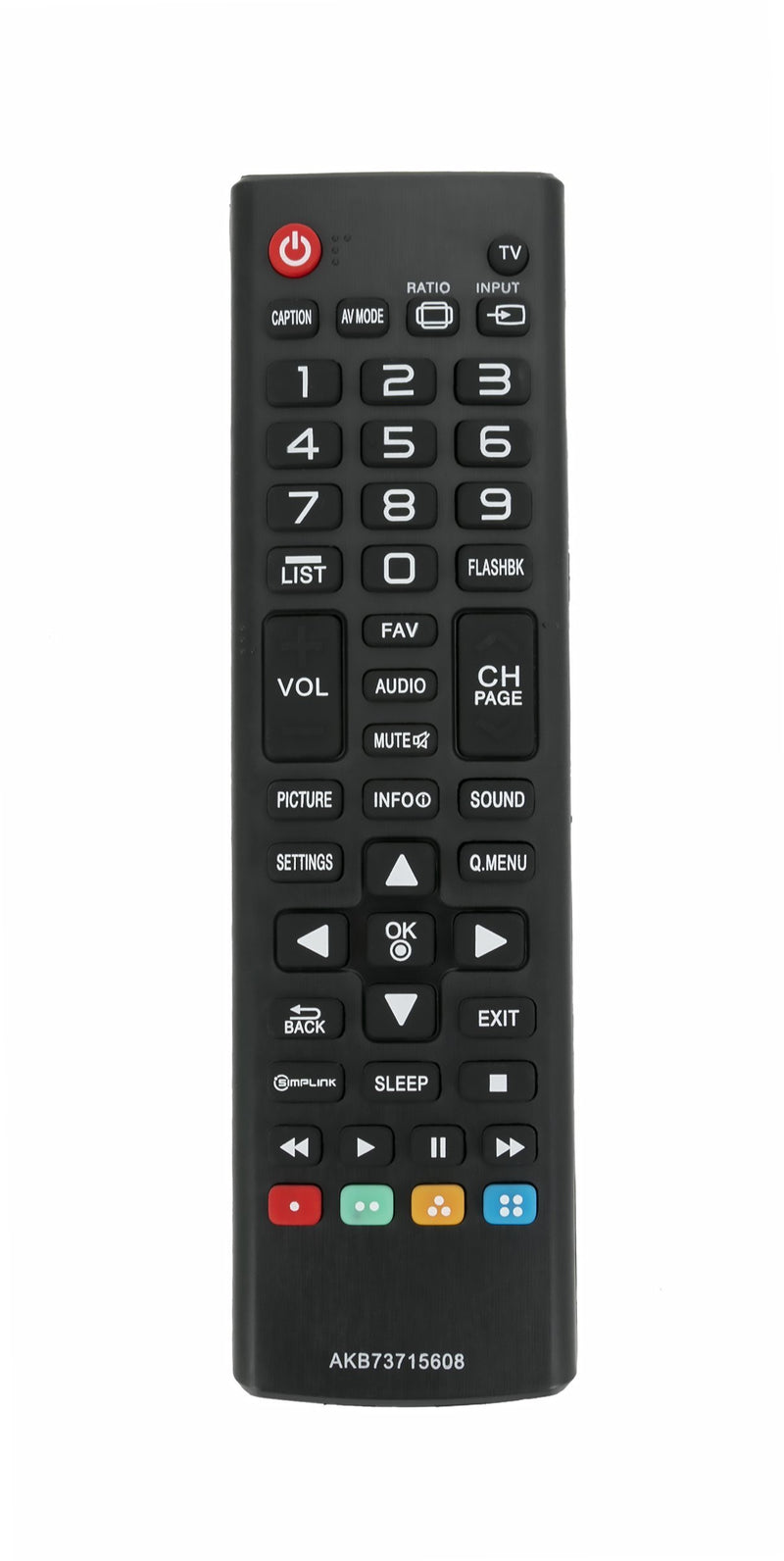 New AKB73715608 Replace Remote Control fit for LG LCD TV Plasma HDTV 32LH500B 32LN520B 32LN5300 32LN530B 32LN530B-UA 32LN530BUA