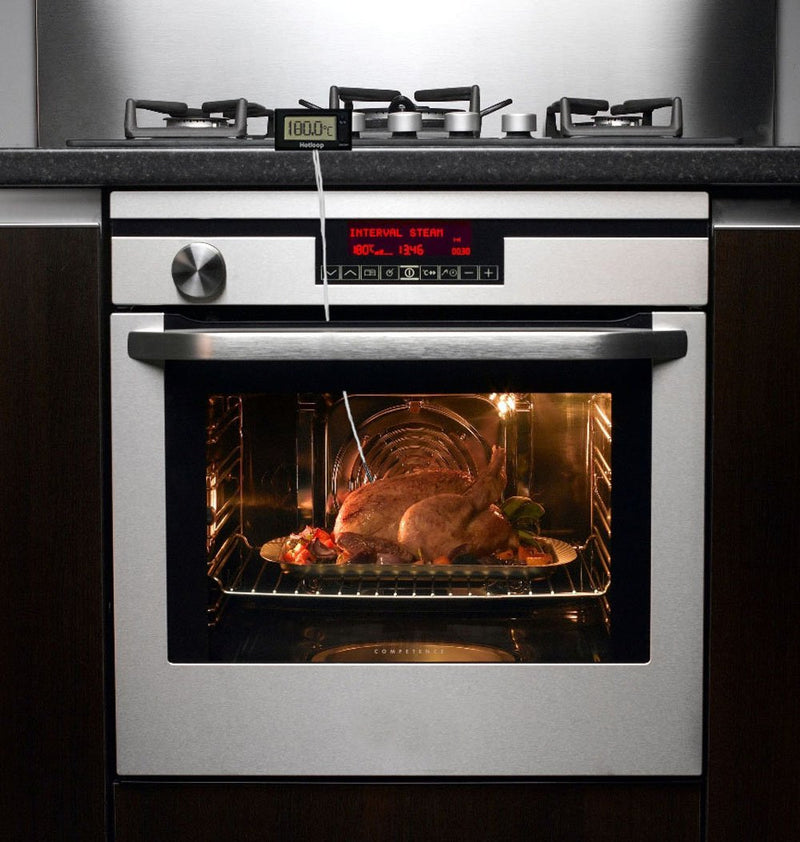 Hotloop Digital Oven Thermometer Heat Resistant up to 572°F/300°C Black