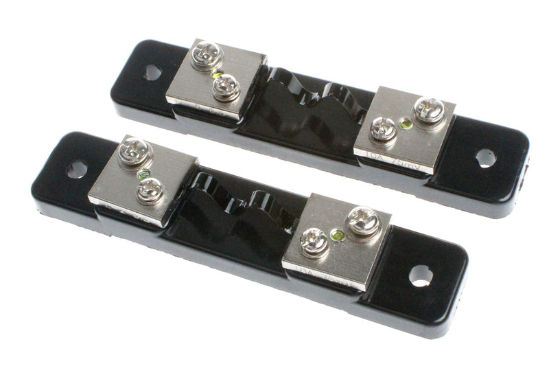 NOYITO 20A 75mV Metal Shunt Resistor External Shunt for Current Ammeter Analog Panel Meter (Pack of 2)