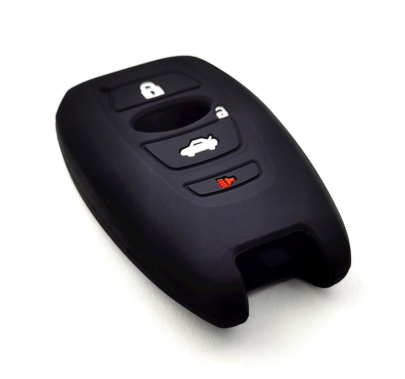 REPROTECTING Silicone Rubber Key Fob Cover Compatible with 2014-2021 Subaru Ascent BRZ Crosstrek Forester Impreza Legacy Outback WRX WRX STI XV Crosstrek YQ14AHC 1551A-14AHC 88835-CA310 HYQ14AHK