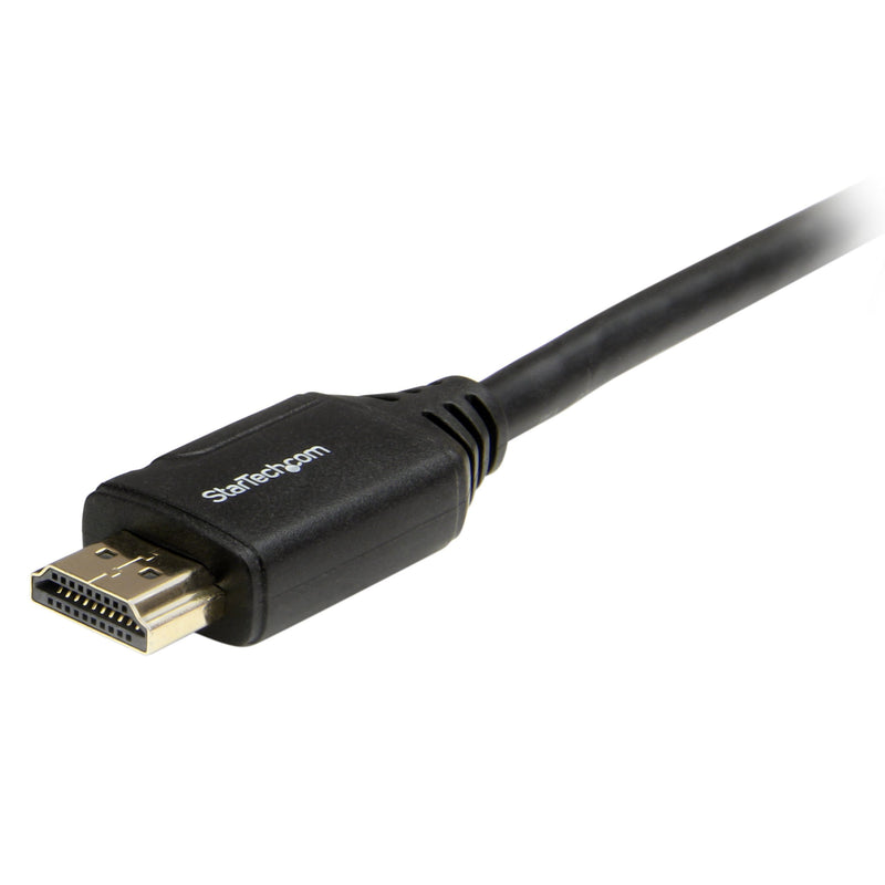 StarTech.com 6ft (2m) Premium Certified HDMI 2.0 Cable with Ethernet - High Speed Ultra HD 4K 60Hz HDMI Cable HDR10 - HDMI Cord (Male/Male Connectors) - For UHD Monitors, TVs, Displays (HDMM2MP) 6 ft/2m