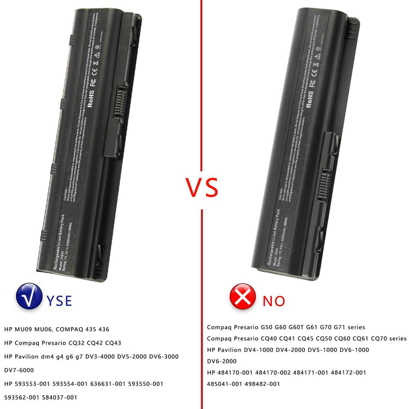 Fancy Buying Laptop Battery Spare 593553-001 for HP Pavilion DM4 G4 G6 G7 DV3-4000 DV5-2000 DV6-3000 DV7-6000 CQ42