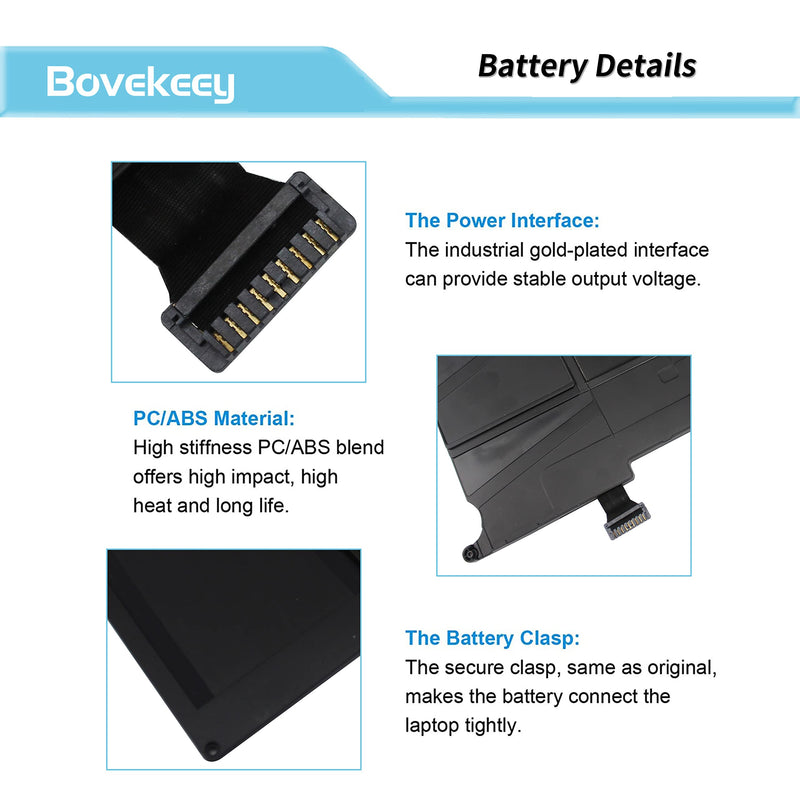 Bovekeey A1406 Battery A1370 Mid 2011 MacBook Air 11" A1465, 35Wh 7.3V for Apple MacBook Air 11" Mid 2011 2012 2013 Early 2014 2015 A1406 A1495, 020-7376-A 020-7377-A (Note: NOT for A1370 2010)