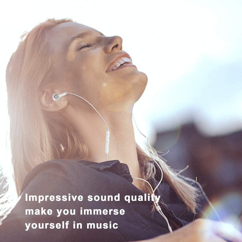 USB C Headphones, Type C Earphones for Samsung Galaxy S21 Ultra 5G USB C Earbuds Magnetic HiFi Stereo Digital DAC Earphone with Mic Wired Headphone for Android Smartphone Galaxy S20 FE Note 20 Pixel 5