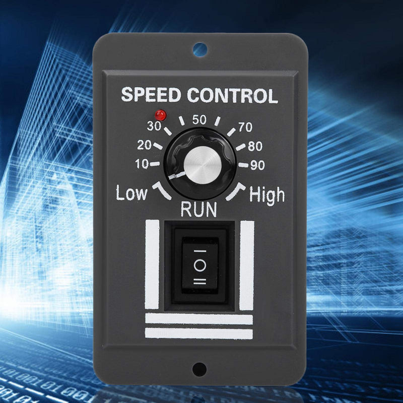 Fyearfly Brush Motor Speed Controller, DC12-60V 20A DC Brush Motor Speed Controller Forward/Reverse Electric Motor Speed Controller