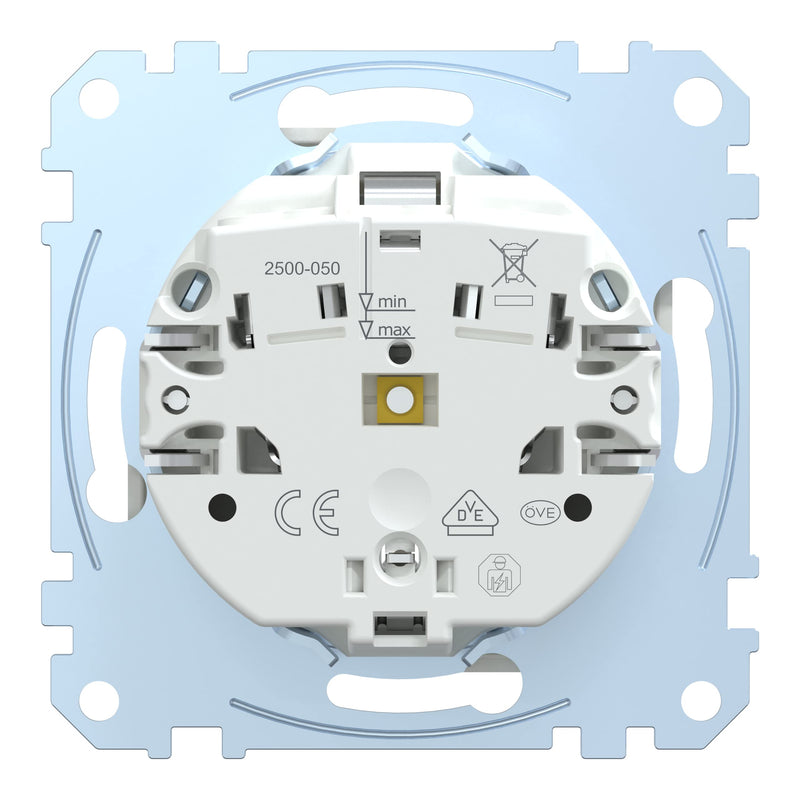 Schneider Electric Merten MEG2301-0319 insert protective contact socket system M, 1 Smart, M-Plan, M-Creativ polar white glossy 1 socket