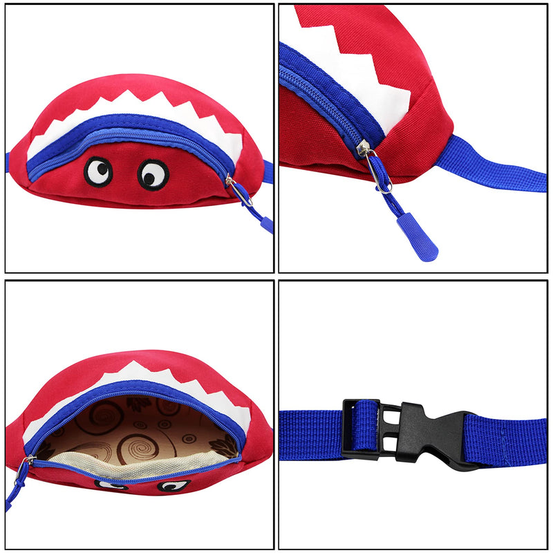 Toddler Baby Mini Fanny Pack Kids Sports Running Purse Waist Pack Belt Bum Bag Red