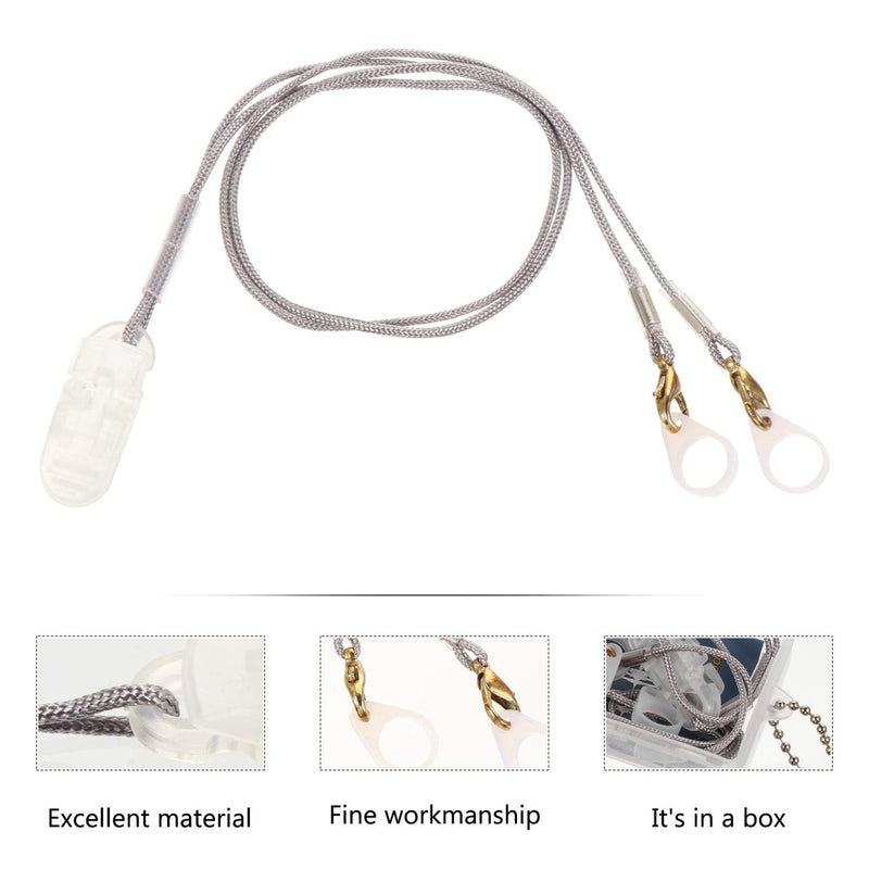 Scicalife BTE Hearing Aids Clip For Adults- New Designed Portable Rope Anti-lost Lanyard Fixation Cord Protection Rope For Seniors