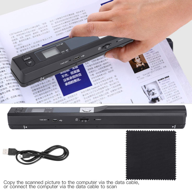 Scanner Pen, Plug and Play with USB Cable Portable Handheld Scanner, Scanning Equipment Office Work for Workplace School