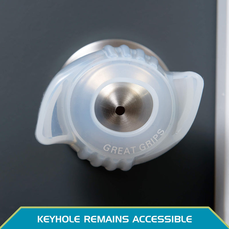 Able Life EZ Doorknob Grips - Arthritis & Senior Living Aids, Open Doors Easily, Set of 2