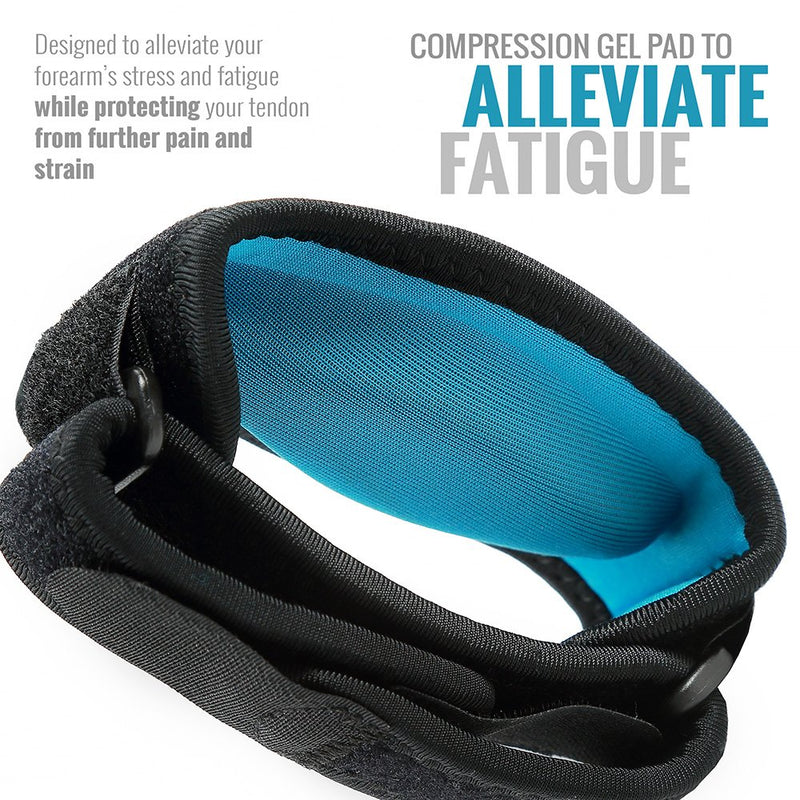 Elbow Brace 2 Pack for Tennis & Golfer's Elbow Pain Relief