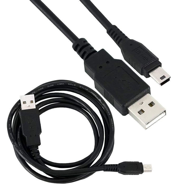 SaiTech IT 4 Pack USB 2.0 A to Mini 5 pin B Cable for External HDDS/Camera/Card Readers/ MP3 Player/ PS3 Controller/GPS Receiver (150cm - 5Feet - 1.5M) -Black
