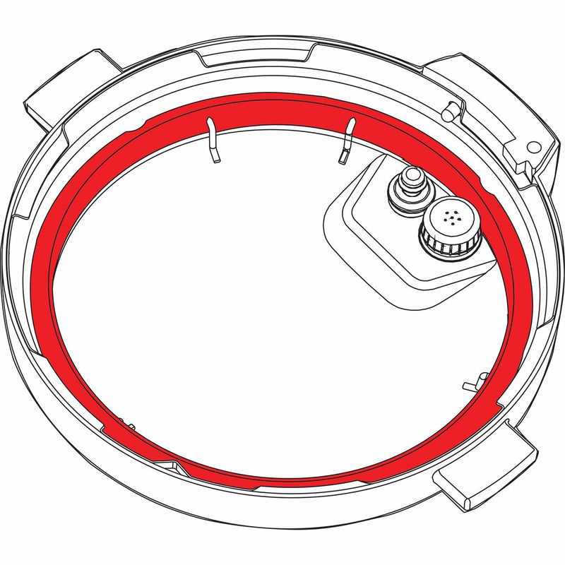"GJS Gourmet Sealing Rings Compatible with Cuisinart Pressure Cooker Part CPC-SR600. For 6 Quart Cooker Models Including CPC-600 and CPC-900". This ring is not created or sold by Cuisinart.
