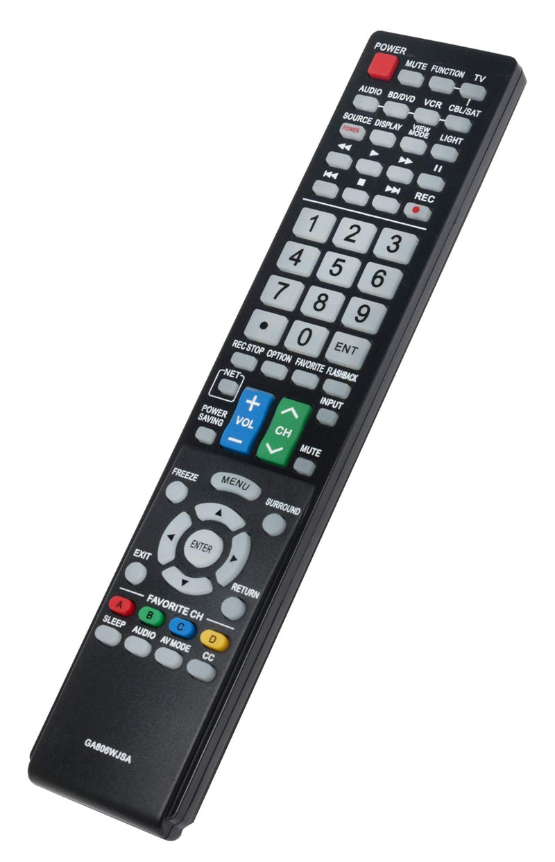VINABTY New GA806WJSA Replaced Remote fit for Sharp Aquos LCD TV LC-40LE700 LC-40LE700UN LC-46LE700 LC-46LE700UN LC-52LE700 LC-40LE700UN SXV-4035