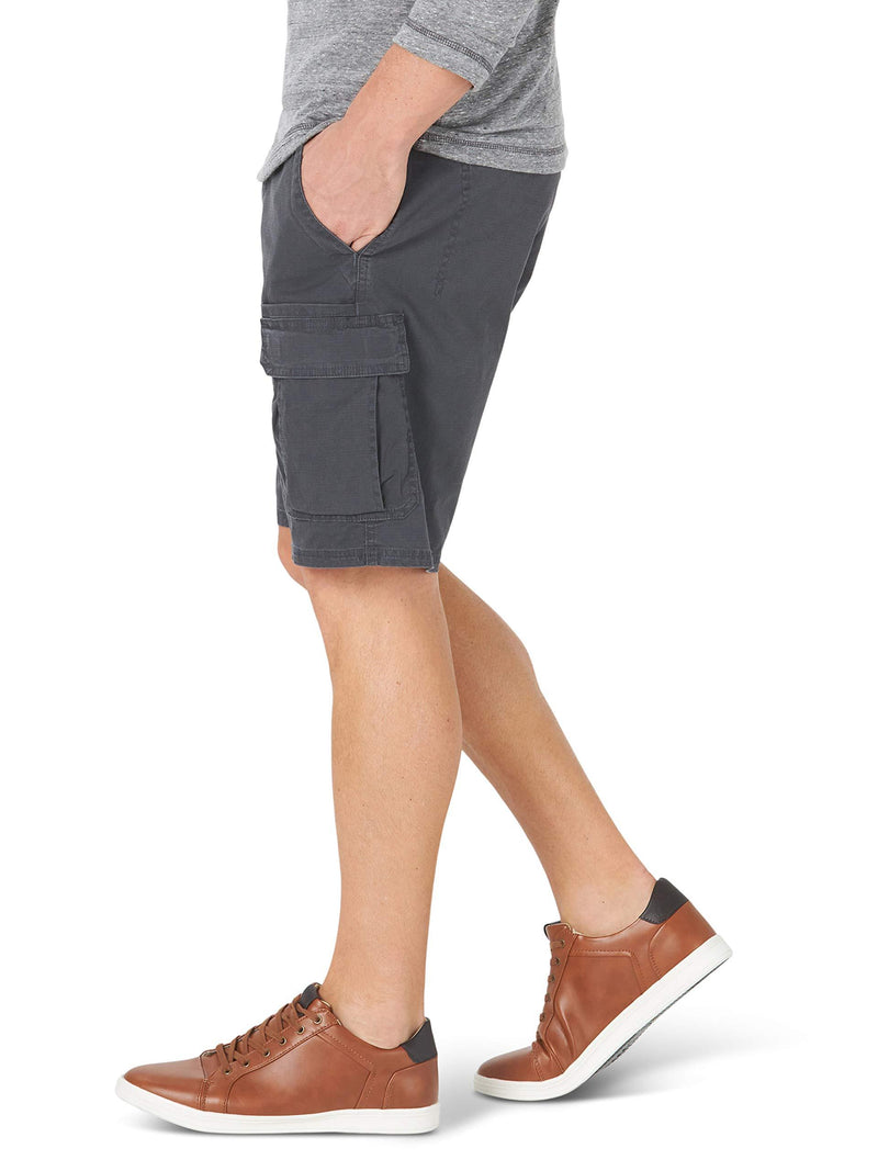 Wrangler Authentics Men's Classic Relaxed Fit Stretch Cargo Short 30 Anthracite
