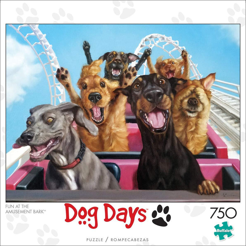 Buffalo Games - Fun at The Amusement Bark - 750 Piece Jigsaw Puzzle
