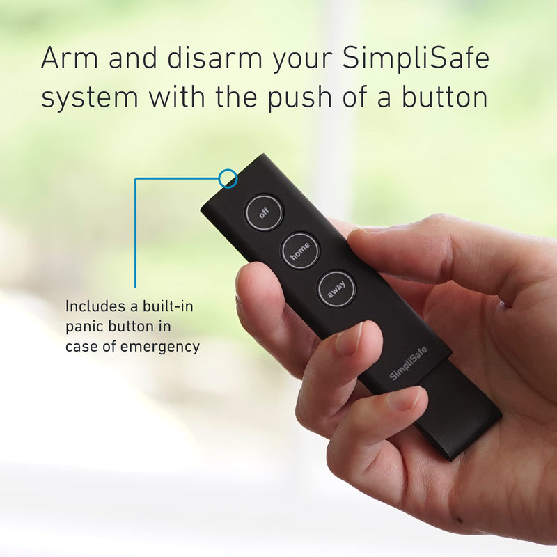 SimpliSafe KeyFob - Arm and Disarm Remotely - Built-in Panic Button - Compatible with SimpliSafe HomeÂ SecurityÂ System (New Gen)