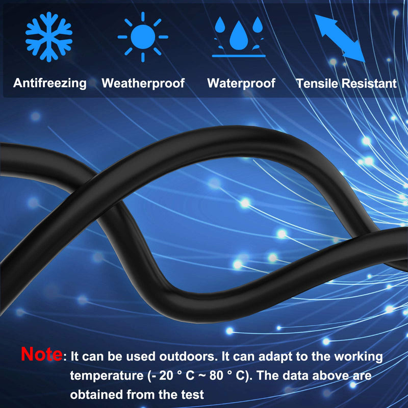Cat 8 Ethernet Cable 50 ft Shielded, 26AWG Lastest 40Gbps 2000Mhz SFTP Patch Cord, Heavy Duty High Speed Cat8 LAN Network RJ45 Cable- in Wall, Outdoor, Weatherproof Rated for Router, Modem, Gaming Cat8-50ft