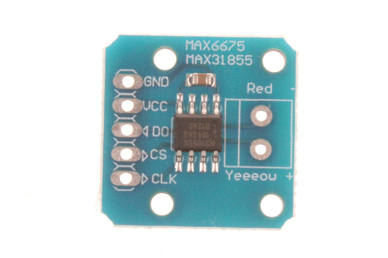 NOYITO MAX31855 K-Type Thermocouple Breakout Board Thermocouple Sensor Module Temperature -200°C to +1350°C SPI Interface Digital Direct Readability Temperature