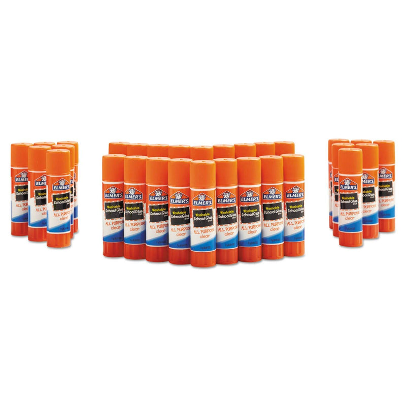 Elmer's E556 Washable School Glue Sticks, 30/Box