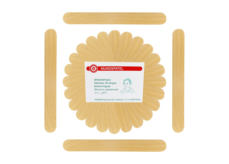 100 wooden spatulas from Noba bandages in various sizes (large (150 x 18 mm))