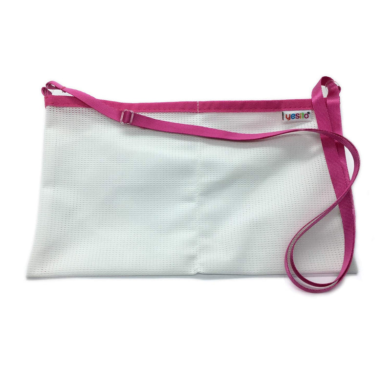 Yesito mastectomy drainage pouch and Shower pouch for Post Mastectomy Support (White.)
