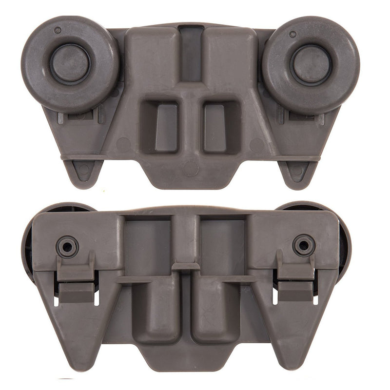 2 Packs W10195416(Upgraded) Lower Dishwasher Wheel Part Assembly Replacement for Maytag/Kitchen Aid/kitchenaid/Whirlpool/Kenmore Dish Rack Replaces AP5983730, W10195416V, PS11722152