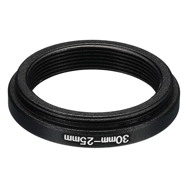 PATIKIL 30mm-25mm Metal Step Down Ring, Camera Lens Filter Adapter Ring Aluminum Filter Adapter Ring for Camera Lenses Hood, Black