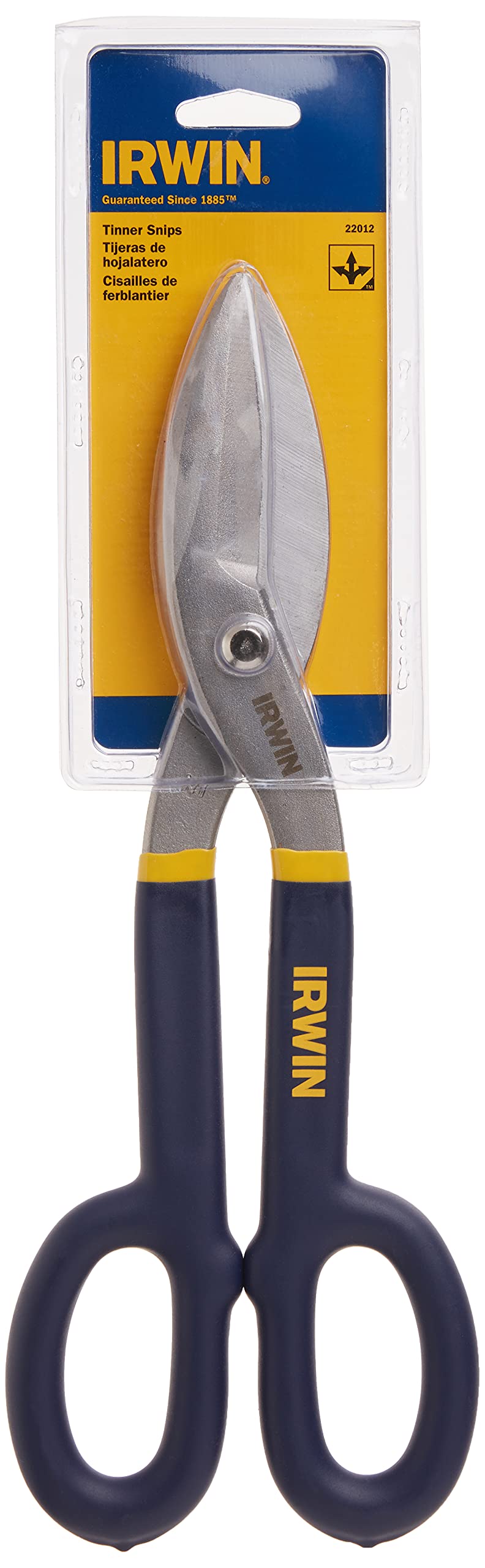 IRWIN Tin Snip, Flat Blade, 12-inch (22012)