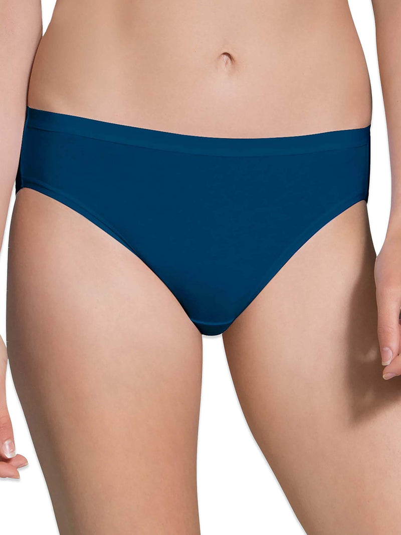 Fruit of the Loom Women's Underwear Beyondsoft Panties (Regular & Plus Size) Bikini 5 Bikini - Cotton Blend - 12 Pack