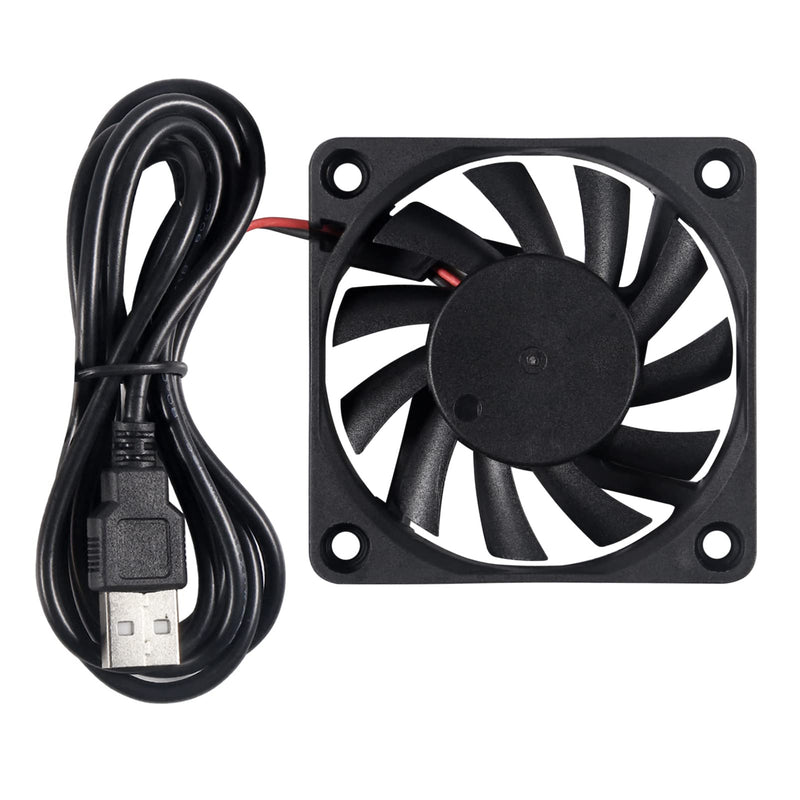 4Pcs DC 5V USB 6010 Fan 3D Printer 60x60x10 Brushless Fan 60mm for Makerbot for 3D Printer PC CPU Computer Case Fan Cooler