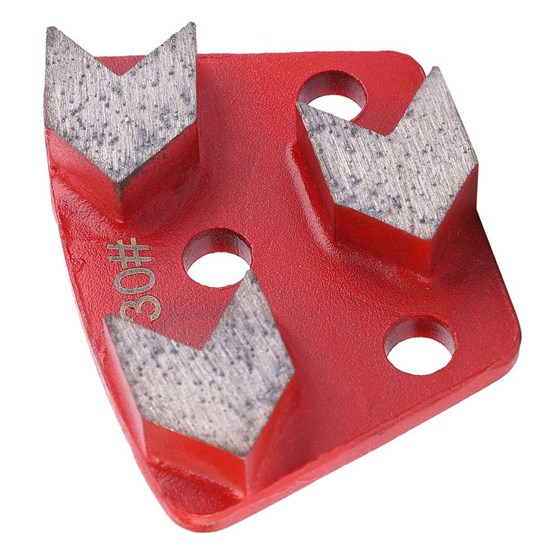 Bagima Trapezoid Sanding Segment Metal 9X7X6 Pack of 3 Trapezoid Diamond Floor Sanding Pad Disc 30 Grit Metal Bond Scraper