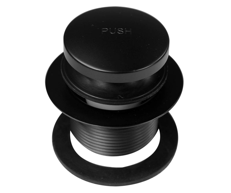 Westbrass 593144-62 Black 1-1/2" Tubular Tip Toe Bath Waste Drain Kit, Matte Black 1 Pack