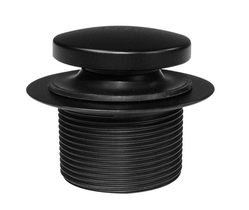Westbrass 593144-62 Black 1-1/2" Tubular Tip Toe Bath Waste Drain Kit, Matte Black 1 Pack