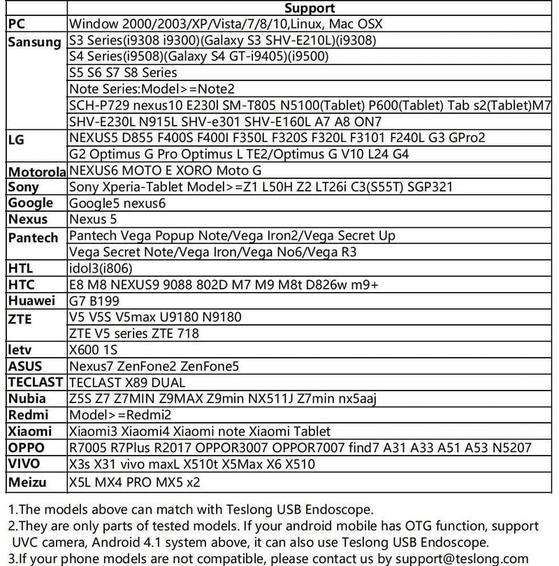 3rd Generation USB Borescope, Teslong Auto Focus Endoscope Camera with 5.0 Megapixels FHD Micro Inspection Camera, Waterproof Semi-Rigid Snake Cable, Multifunction Soldering Camera(5m/16ft)
