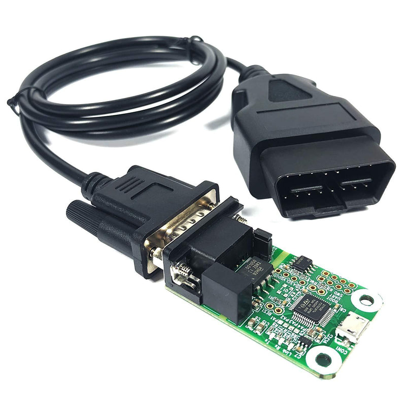 UART Female DB9 Port to OBD2 OBDII 16PIN Cable fits USB to CAN Module of InnoMaker 1DB9-OBD-A