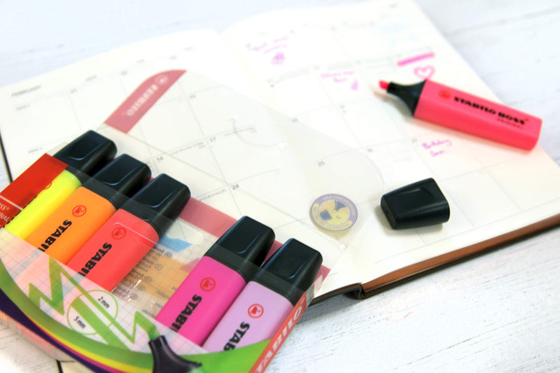 Highlighter - STABILO BOSS ORIGINAL and Pastel Wallet of 6 Assorted Colours