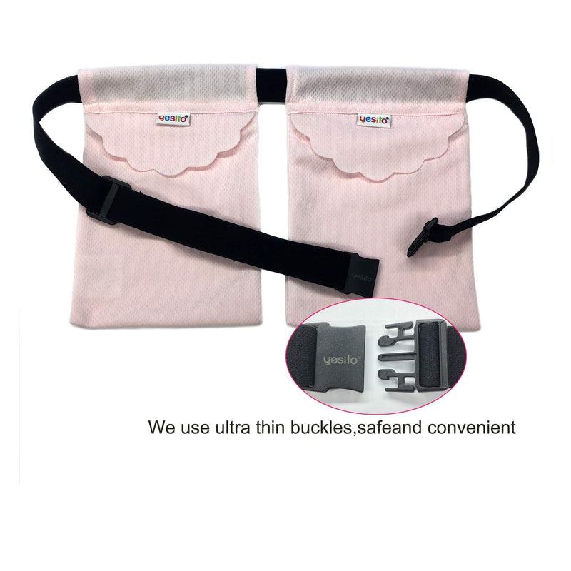 Yesito mastectomy drainage pouch and Shower for Support Adjustable Comfort (Pink) (Pink1-1)