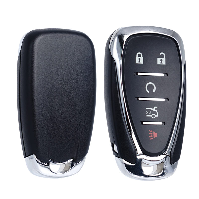 Key Fob Replacement Fits for Chevy Cruze Malibu Camaro Push Start 5 Button 2016 2017 2018 2019 2020 2021 Smart Proximity Keyless Entry Remote Start 13508769 13584497 13529662 433Mhz HYQ4EA