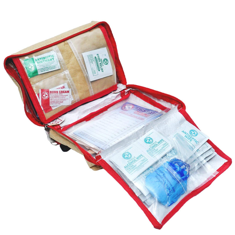 Be Smart Get Prepared First Aid Kit, 250 Pieces for Home, Outdoors, Travel. Easy to Store and Organized for Quick Reference
