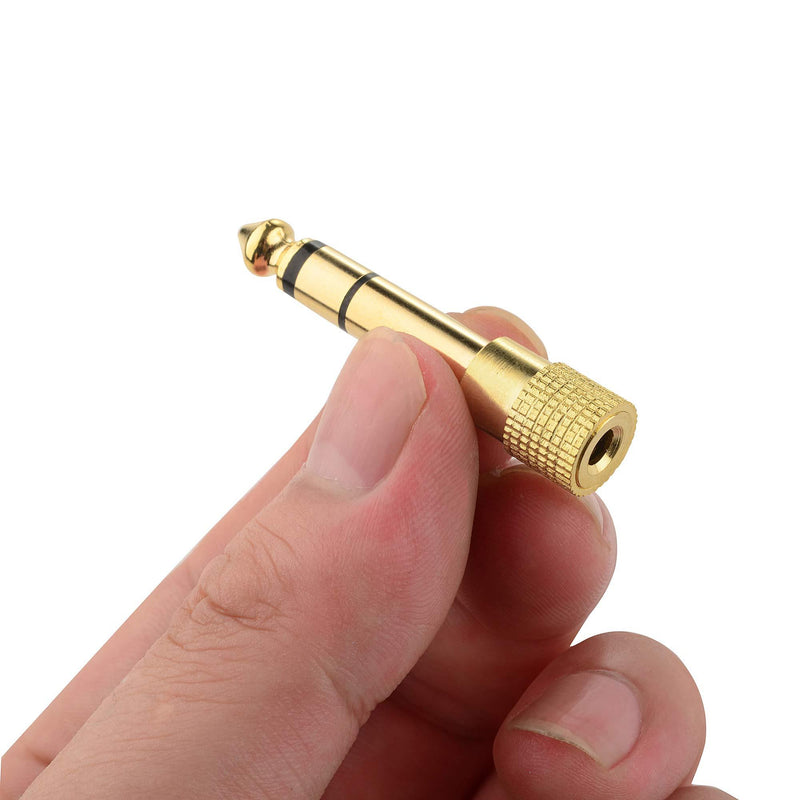 Cable Matters 5-Pack 1/4 to 1/8 Headphone Adapter
