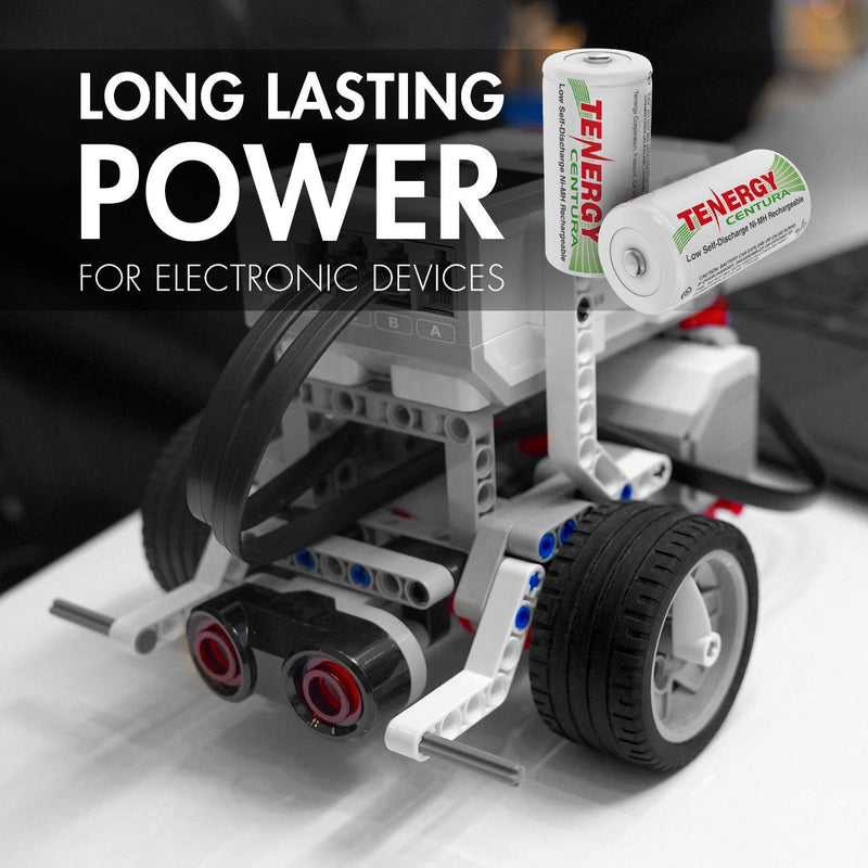 Tenergy Centura Low Self Discharge 8 Pack NiMH Rechargeable Battery Combo, Includes 4xC 4xD Rechargeable Batteries,