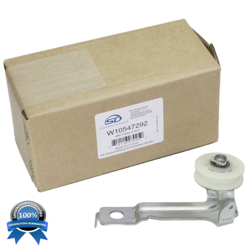 Supplying Demand W10547292 Dryer Idler Pulley & Arm 8547160 AP6022817 PS11756154