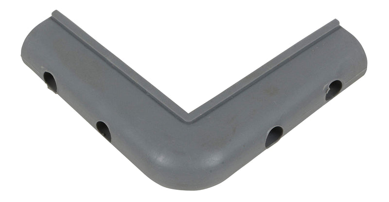 Vestil CB-1 Corner and Surface Guard, Thermoplastic Rubber, 3-1/8" Length, 3-1/8" Width, 5/8" Height, 5/8" Thick, 28 per Carton