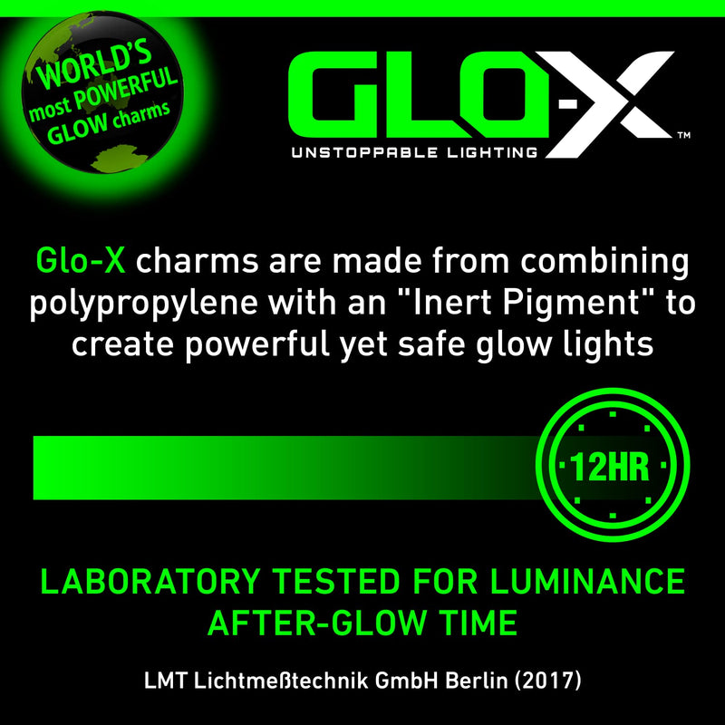 GLO-X Glow in The Dark Cellphone Charm - Keychain for Women and Men Works with All Smartphones and Tablets Including iPhone and Galaxy & Most Cases