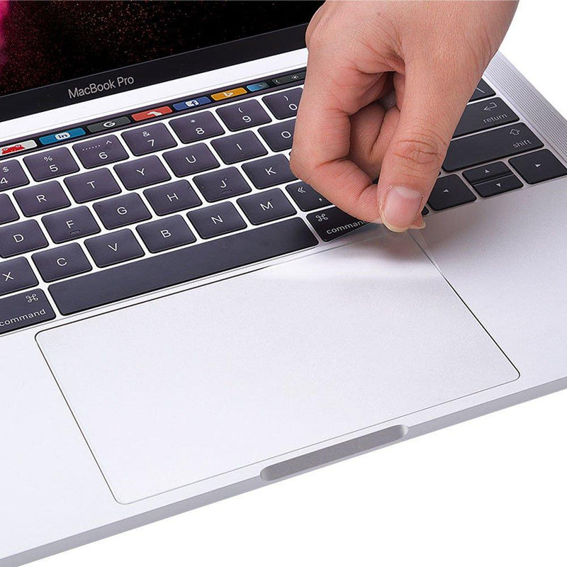 (2 Pack) Clear Anti-Scratch Trackpad Protector Touchpad Cover Skin for Newest MacBook Pro 13 Inch with or Without TouchBar Model A2159 A1706 A1989 and A1708 Macbook Pro 13 Inch A1706 A1708