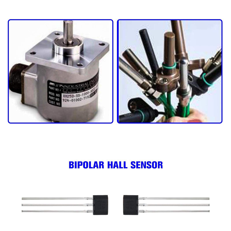 12pcs. 41F TO-92S SS41F 0H41 SH41 S41 Bipolar Hall Effect Sensor Magnetic Detector 3 Pin Sensor for Automotive Electric Car Motor Vehicle Motor Industry