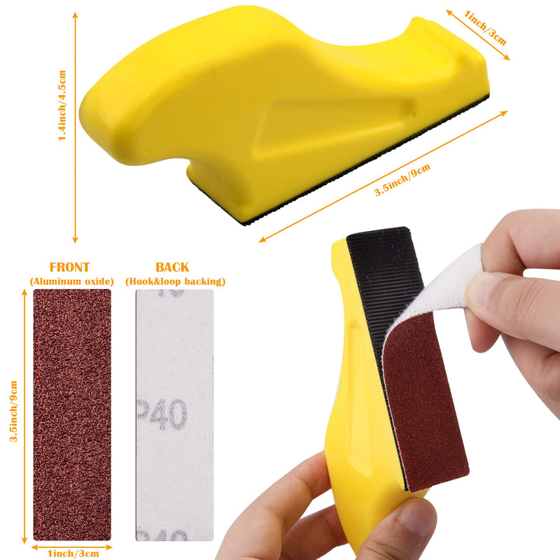 SIQUK 150 piece sandpaper set sanding sheets grit 40/60/80/120/180/240/320/400/600/800 sanding pads sandpepier sheet sandpaper with hand sanding block for sanding and polishing