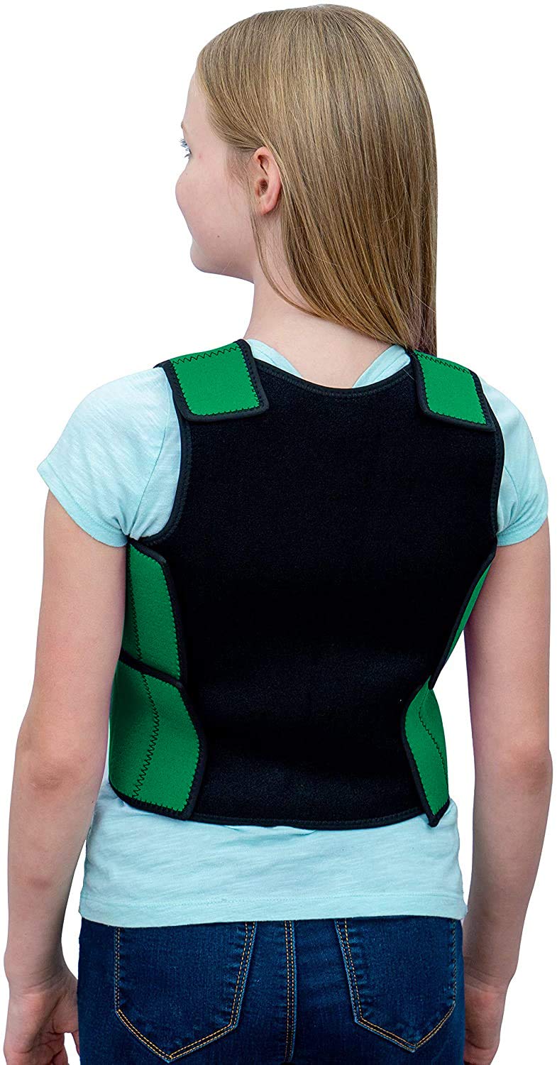 Special Supplies Sensory Compression Vest Deep Pressure Comfort for Autism, Hyperactivity, Mood Processing Disorders, Breathable, Form-Fitting, Kids and Adults (Green, Medium 20x36 inches) Green Medium (Pack of 1)